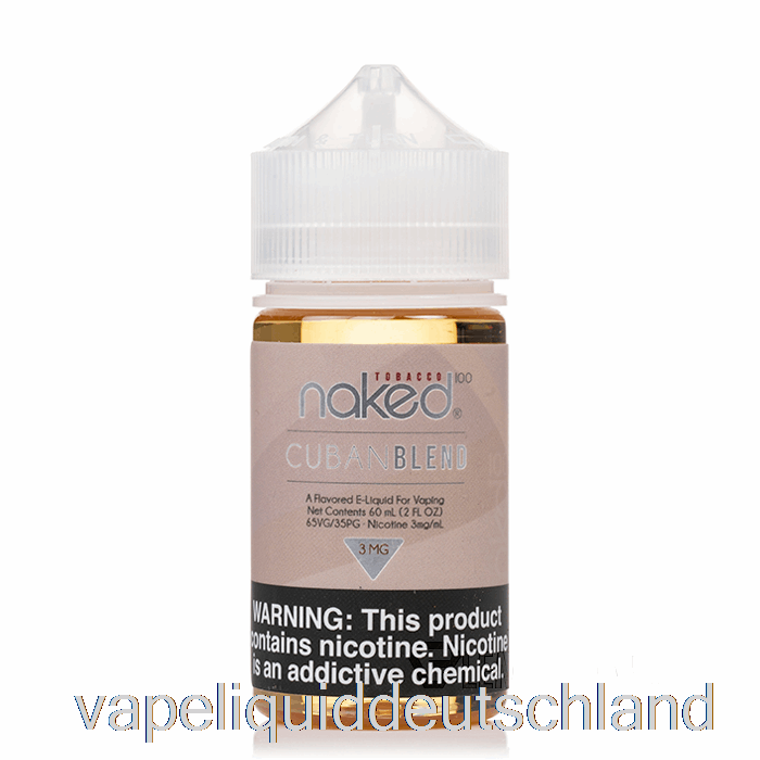 Kubanische Mischung – Naked 100 Tabak – 60 Ml 3 Mg Vape Deutschland